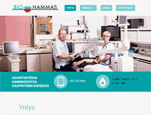 Tablet Screenshot of biohammas.fi